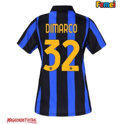 Inter Milan Federico Dimarco #32 Tricou Fotbal Replică 2026-27 Femei Acasa Inter Milan Federico Dimarco #32 Tricou Fotbal Replică 2026-27 Femei Acasa